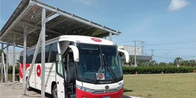 EDP desenvolve primeiro ônibus elétrico movido 100% a energia solar