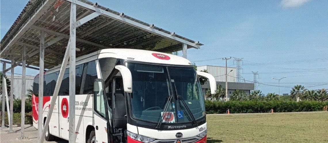 EDP desenvolve primeiro ônibus elétrico movido 100% a energia solar