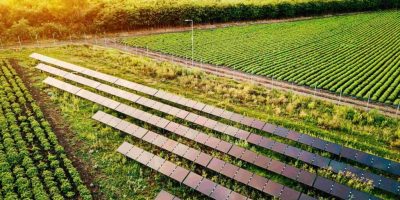 Usina solar em áreas agrícolas — o meio ambiente e o agricultor agradecem
