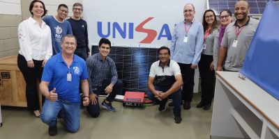 Célula Energia doa kit para geração de energia solar para UNISAL Campinas