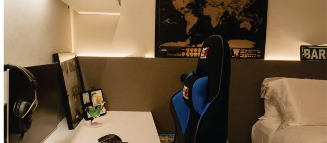 Como iluminar quartos de descanso, estudos ou gamer