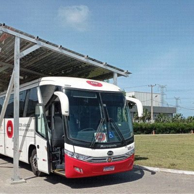 EDP desenvolve primeiro ônibus elétrico movido 100% a energia solar