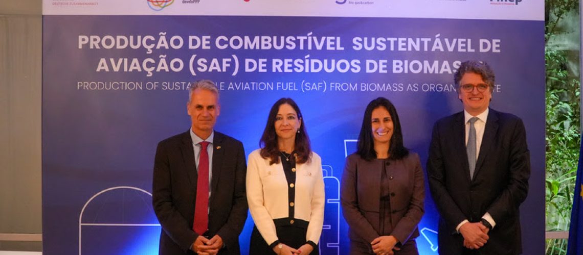 Geo bio gas&carbon e GIZ firmam parceria para desenvolver SAF a partir de resíduos no Brasil