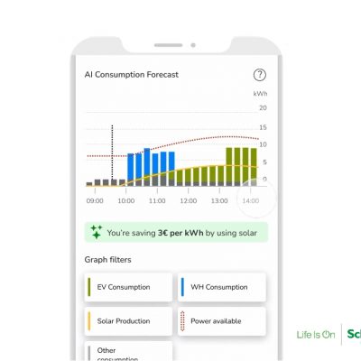 Schneider Electric anuncia funcionalidade de gestão de energia residencial com inteligência artificial