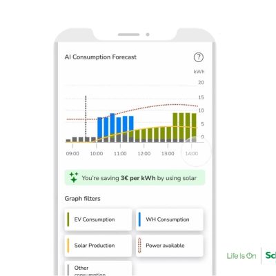 Schneider Electric anuncia funcionalidade de gestão de energia residencial com inteligência artificial